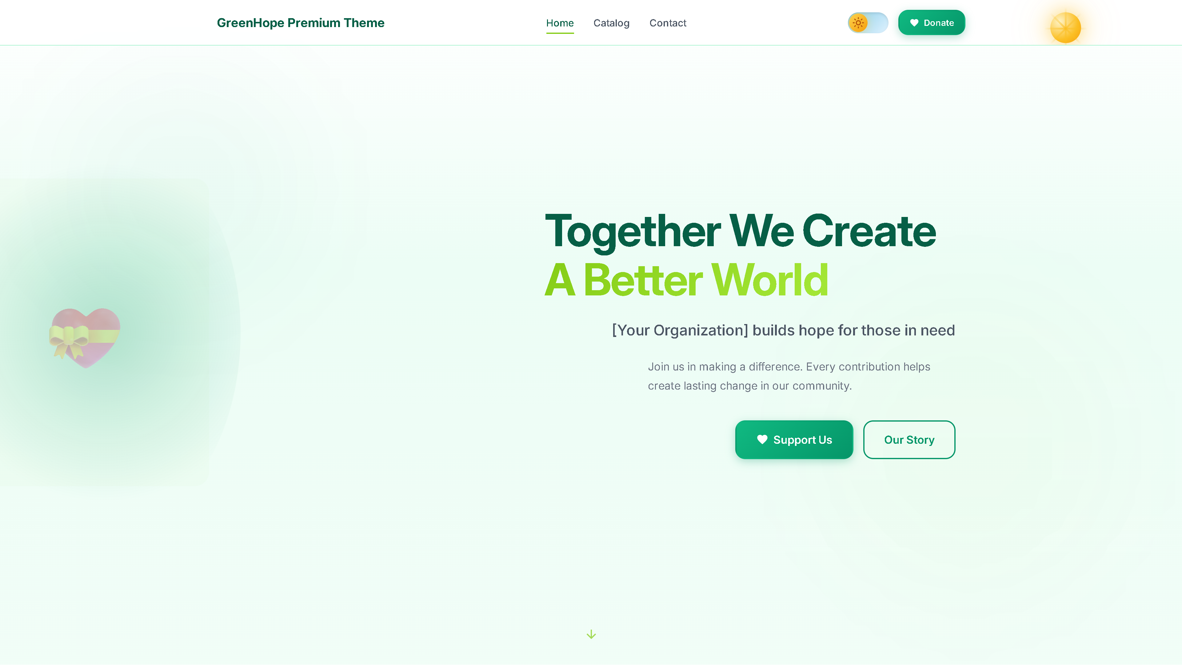 GreenHope - Light Mode